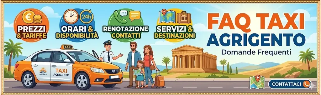 Domande frequenti sul servizio taxi e transfer a Agrigento