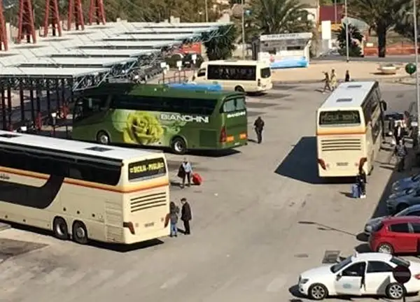 Stazione dei bus di agrigento, per le principali destinazioni