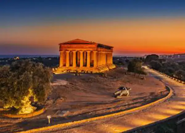 Taxi per le visite guidate alla Valle dei Templi di Agrigento